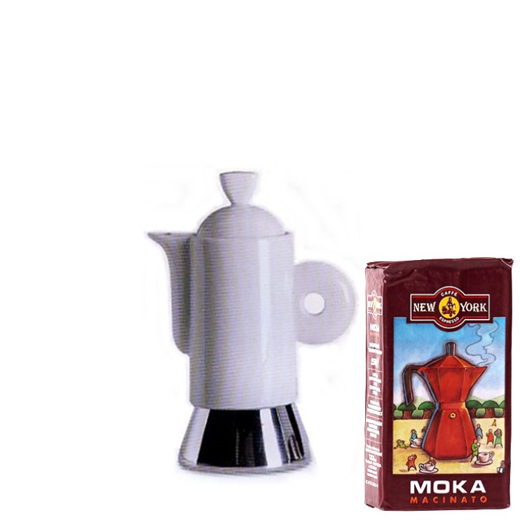 ANCAP DARLING 2 Tassen Espressokocher mit 250 g Caffé New York Mokka NY1000    Derzeit nicht verfügbar