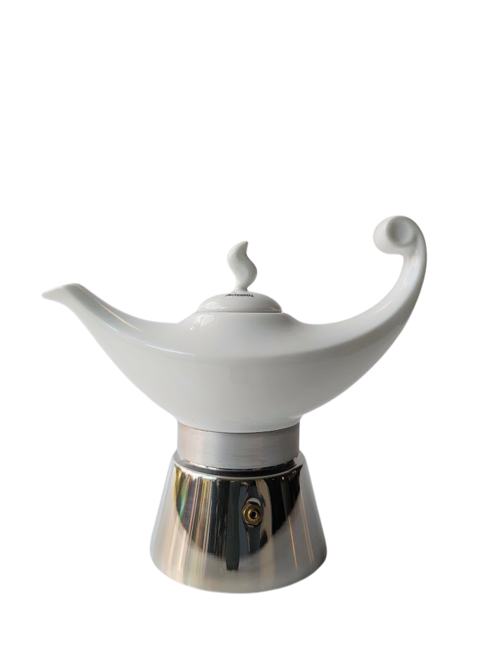 ANCAP ALADIN 2 Tassen Espressokocher mit 250 g Caffé New York Mokka NY1000 